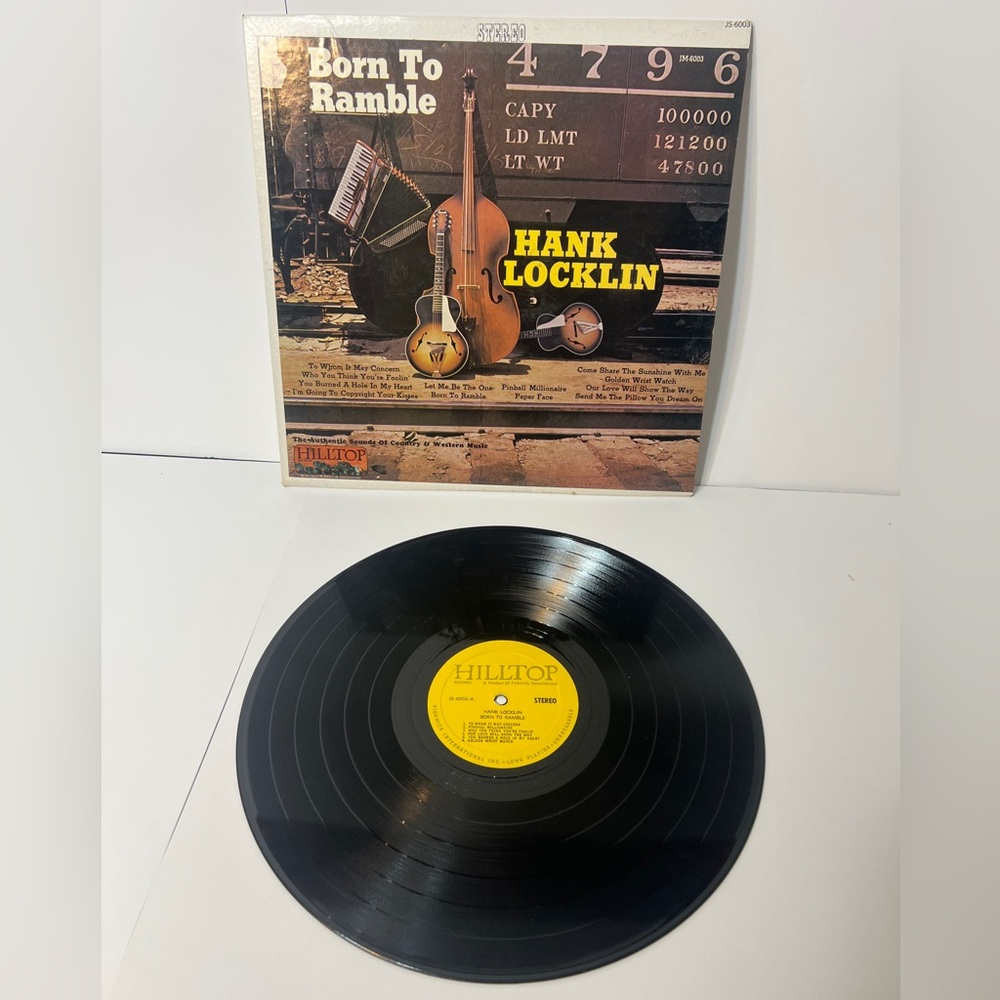 Hank Locklin Born To Ramble 12" Vinyl Hilltop Records